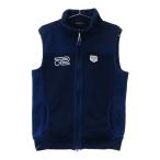 ROSASENrosa-sen044-48870 вязаный Zip лучший нашивка темно-синий серия L Golf одежда мужской 