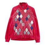 MUNSING WEAR Munsingwear одежда SG6339 флис переключатель down Zip жакет diamond рисунок оттенок красного L Golf одежда мужской 