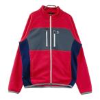 MUNSING WEAR Munsingwear одежда JWM562 обратная сторона ворсистый вязаный Zip жакет оттенок красного L Golf одежда мужской 