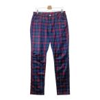 FILA GOLF filler Golf обратная сторона ворсистый брюки в клетку темно-синий серия L Golf одежда мужской 
