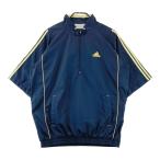 ADIDAS GOLF Adidas Golf JO665 тепловое хранение половина Zip короткий рукав блузон темно-синий серия L Golf одежда мужской 