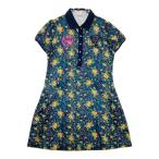 VIVA HEART viva Heart короткий рукав One-piece цветочный принт темно-синий серия 42 Golf одежда женский 
