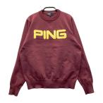 PING булавка 2025 год вязаный свитер лиловый серия S Golf одежда женский 