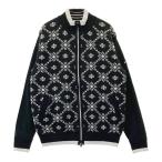 CALLAWAY Callaway подкладка есть шерсть . вязаный Zip жакет общий рисунок оттенок черного M Golf одежда женский 