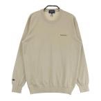 PEARLY GATES Pearly Gates длинный рукав вязаный cut and sewn оттенок бежевого 0 Golf одежда женский 