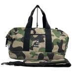 PSYCHO BUNNY носорог koba колено 2WAY сумка "Boston bag" камуфляж камуфляж рисунок хаки серия Golf одежда 