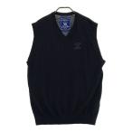 CUTTER&BUCK カッターアンドバック  Vネック ウール ニットベスト  ブラック系 LL ゴルフウェア メンズ