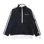 [ прекрасный товар ]CHAMPION GOLF Champion Golf половина Zip вязаный блузон с изнанки флис оттенок черного X-LARGE Golf одежда мужской 