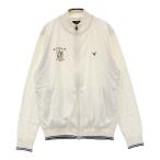 CALLAWAY Callaway вязаный переключатель Zip жакет оттенок белого L Golf одежда мужской 