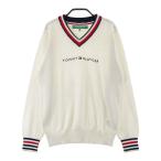 TOMMY HILFIGER GOLF Tommy Hilfiger Golf хлопок . вязаный свитер оттенок белого M Golf одежда женский 