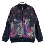 M.U SPORTS M You спорт подкладка есть шерсть . вязаный Zip жакет оттенок черного 40 Golf одежда женский 