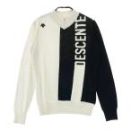 DESCENTE GOLF Descente Golf вязаный свитер оттенок белого S Golf одежда женский 