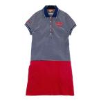 BEAMS GOLF Beams Golf короткий рукав One-piece окантовка рисунок темно-синий серия M Golf одежда женский 