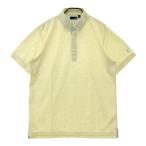 ASHWORTH Ashworth V92343 кнопка down рубашка-поло с коротким рукавом общий рисунок оттенок желтого XO Golf одежда мужской 