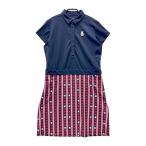 CALLAWAY Callaway короткий рукав One-piece звезда рисунок темно-синий серия L Golf одежда женский 