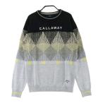 CALLAWAY Callaway вязаный свитер общий рисунок серый серия L Golf одежда женский 