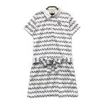 CALLAWAY Callaway короткий рукав One-piece cocos nucifera. дерево общий рисунок оттенок белого S Golf одежда женский 