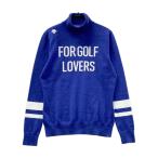 DESCENTE GOLF Descente Golf ta-toru шея вязаный свитер оттенок голубого S Golf одежда женский 