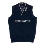PEARLY GATES Pearly Gates 2024 год модели подкладка имеется V шея вязаный лучший темно-синий серия 4 Golf одежда мужской 