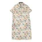 MUNSING WEAR Munsingwear одежда короткий рукав Polo One-piece Nankoku рисунок оттенок бежевого M Golf одежда женский 