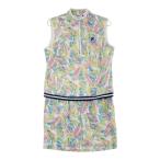 FILA GOLF filler Golf половина Zip безрукавка One-piece общий рисунок оттенок зеленого L Golf одежда женский 