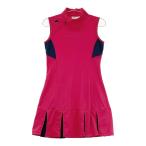 DESCENTE GOLF Descente Golf безрукавка One-piece box плиссировать оттенок красного S Golf одежда женский 