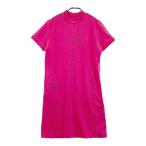 FILA GOLF filler Golf с высоким воротником короткий рукав One-piece розовый серия L Golf одежда женский 