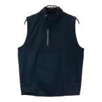 UNDER ARMOUR Under Armor 1366281 половина Zip лучший оттенок черного MD Golf одежда мужской 