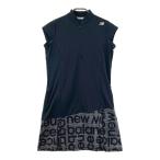 NEW BALANCE GOLF New balance половина Zip короткий рукав One-piece Logo общий рисунок оттенок черного 1 Golf одежда женский 