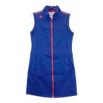 DESCENTE GOLF Descente Golf полный Zip безрукавка One-piece темно-синий серия L Golf одежда женский 