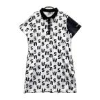 M.U SPORTS M You спорт короткий рукав Polo One-piece общий рисунок оттенок белого 44 Golf одежда женский 