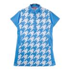 marie claire sport Marie Claire sport короткий рукав Polo One-piece тысяч птица рисунок оттенок голубого L Golf одежда женский 