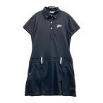 FILA GOLF filler Golf ML5JL400 короткий рукав Polo One-piece оттенок черного M Golf одежда женский 