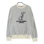 MASTER BUNNY EDITION тормозные колодки ba колено выпуск ×LOONEY TUNES вязаный свитер Bugs Bunny серый серия 1 Golf одежда женский 