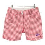 FILA GOLF filler Golf шорты серебристый жевательная резинка в клетку оттенок красного M Golf одежда женский 