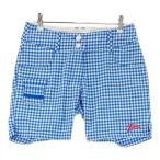 FILA GOLF filler Golf шорты серебристый жевательная резинка в клетку оттенок голубого M Golf одежда женский 