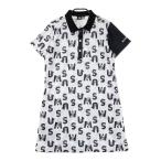 M.U SPORTS M You спорт короткий рукав Polo One-piece общий рисунок оттенок белого 42 Golf одежда женский 