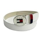 TOMMY HILFIGER GOLF Tommy Hilfiger Golf пряжка Logo ремень оттенок белого Golf одежда 