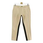 DESCENTE GOLF Descente Golf стрейч брюки обратная сторона ворсистый оттенок бежевого O Golf одежда мужской 