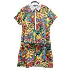 LOUD MOUTH громкий мышь короткий рукав One-piece вентилятор house общий рисунок оттенок зеленого LL Golf одежда женский 