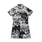 LOUD MOUTH громкий мышь короткий рукав One-piece бирка z черный общий рисунок серый серия L Golf одежда женский 