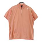 DESCENTE GOLF Descente Golf 2024 год модели половина Zip короткий рукав вязаный свитер orange серия O Golf одежда мужской 