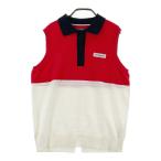 TOMMY HILFIGER GOLF Tommy Hilfiger Golf воротник есть вязаный лучший оттенок красного M Golf одежда женский 