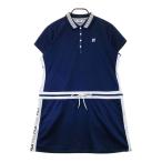 FILA GOLF filler Golf подкладка имеется короткий рукав One-piece темно-синий серия 3L Golf одежда женский 