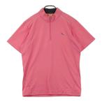 PUMA GOLF Puma Golf половина Zip короткий рукав футболка розовый серия M Golf одежда мужской 
