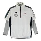 LE COQ GOLF Le Coq Golf внутренний есть половина Zip короткий рукав блузон оттенок белого M Golf одежда мужской 