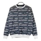 MUNSING WEAR Munsingwear одежда × черновой . L двусторонний длинный рукав блузон s need общий рисунок оттенок черного L Golf одежда мужской 