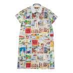 [ новый товар ]LOUD MOUTH громкий мышь ×Betty Boop 2026 год модели половина Zip короткий рукав One-piece sia футбол be чай z комикс рисунок оттенок белого M Golf одежда 