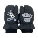 BEAMS GOLF Beams Golf с изнанки флис рукавица оттенок черного F Golf одежда 