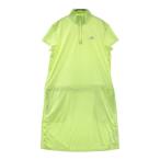 ADIDAS GOLF Adidas Golf GM0835 половина Zip короткий рукав One-piece оттенок зеленого L Golf одежда женский 